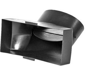 300.100-150 Oval Boot Plastic 45 Deg Pop