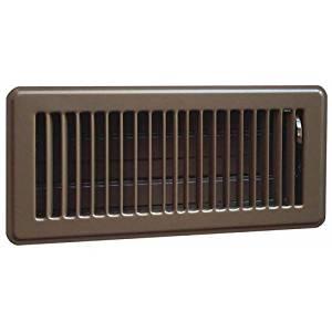 300.100 Floor Register Metal Chocolate