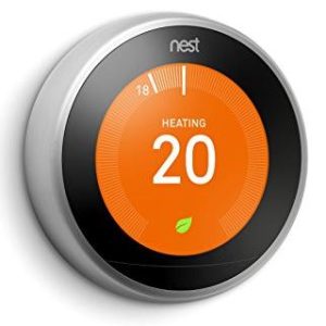 Nest 3rd Generation Learning Thermostat - Stainless Steel 101497SS