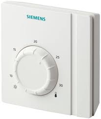 Siemens room thermostat with setpoint adjustment RAA21
